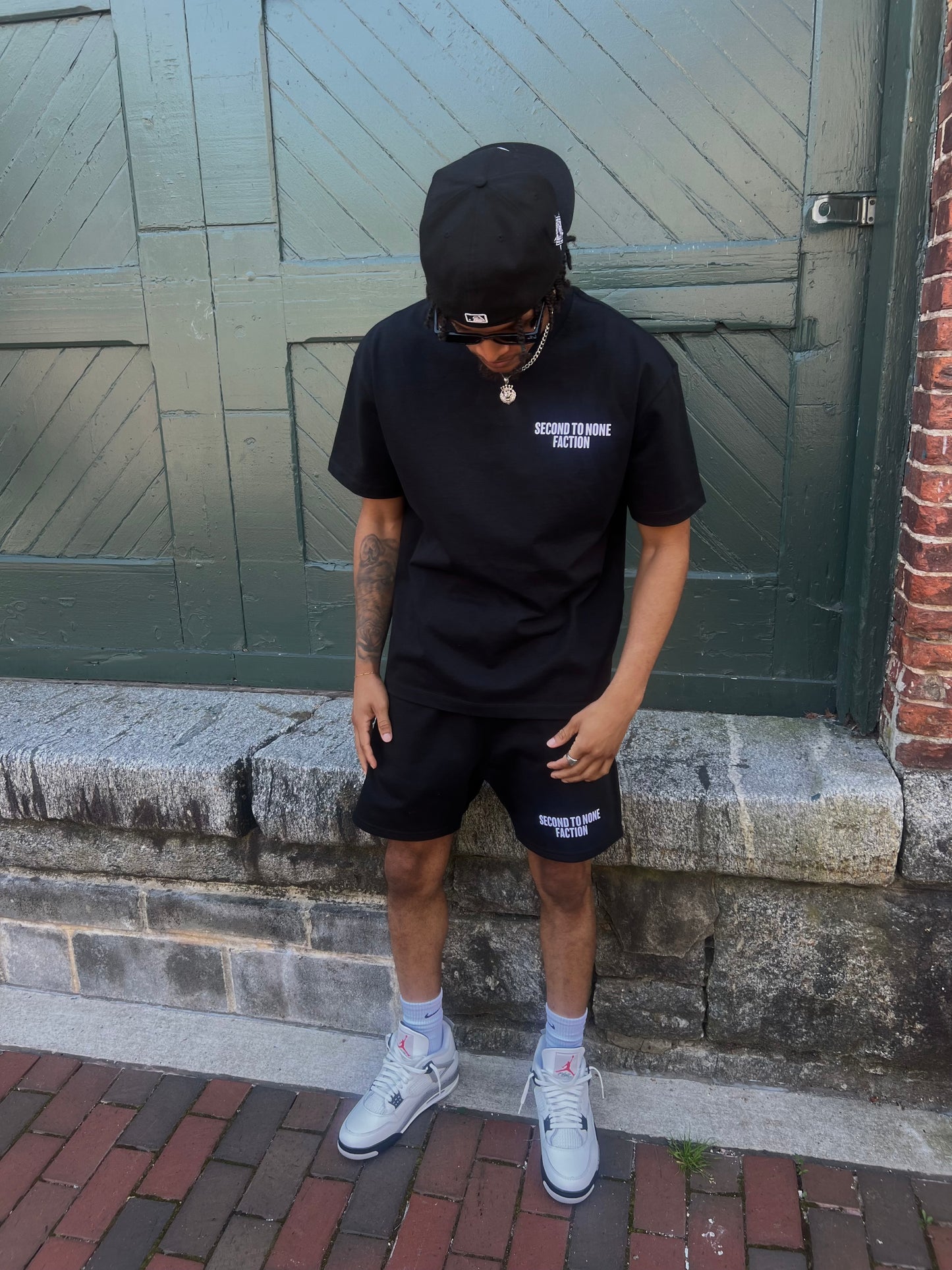 Second to None Faction T-Shirt/Short Black set