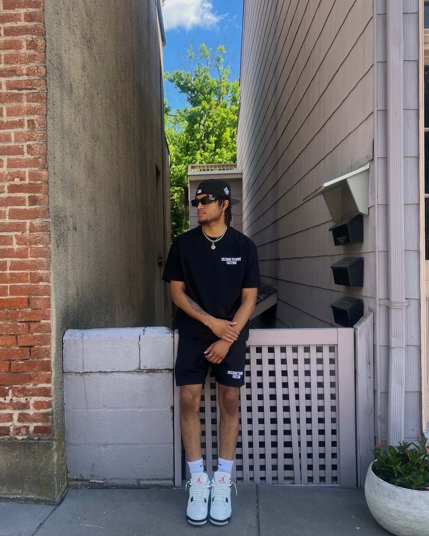 Second to None Faction T-Shirt/Short Black set