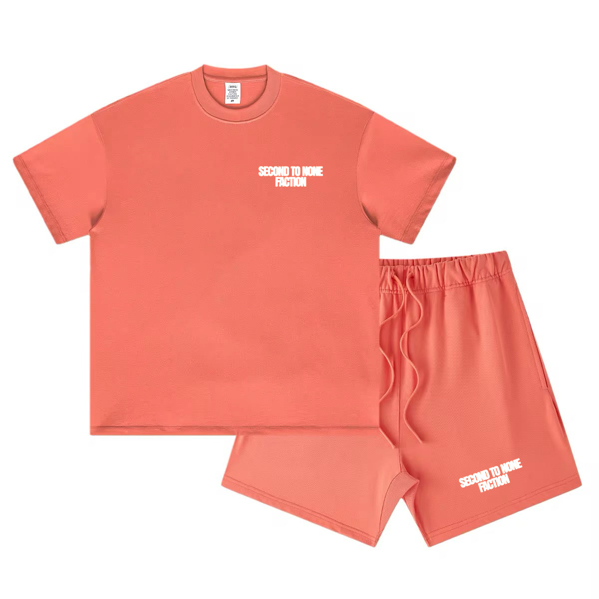 Second to None Faction T-Shirt/Short Salmon Set
