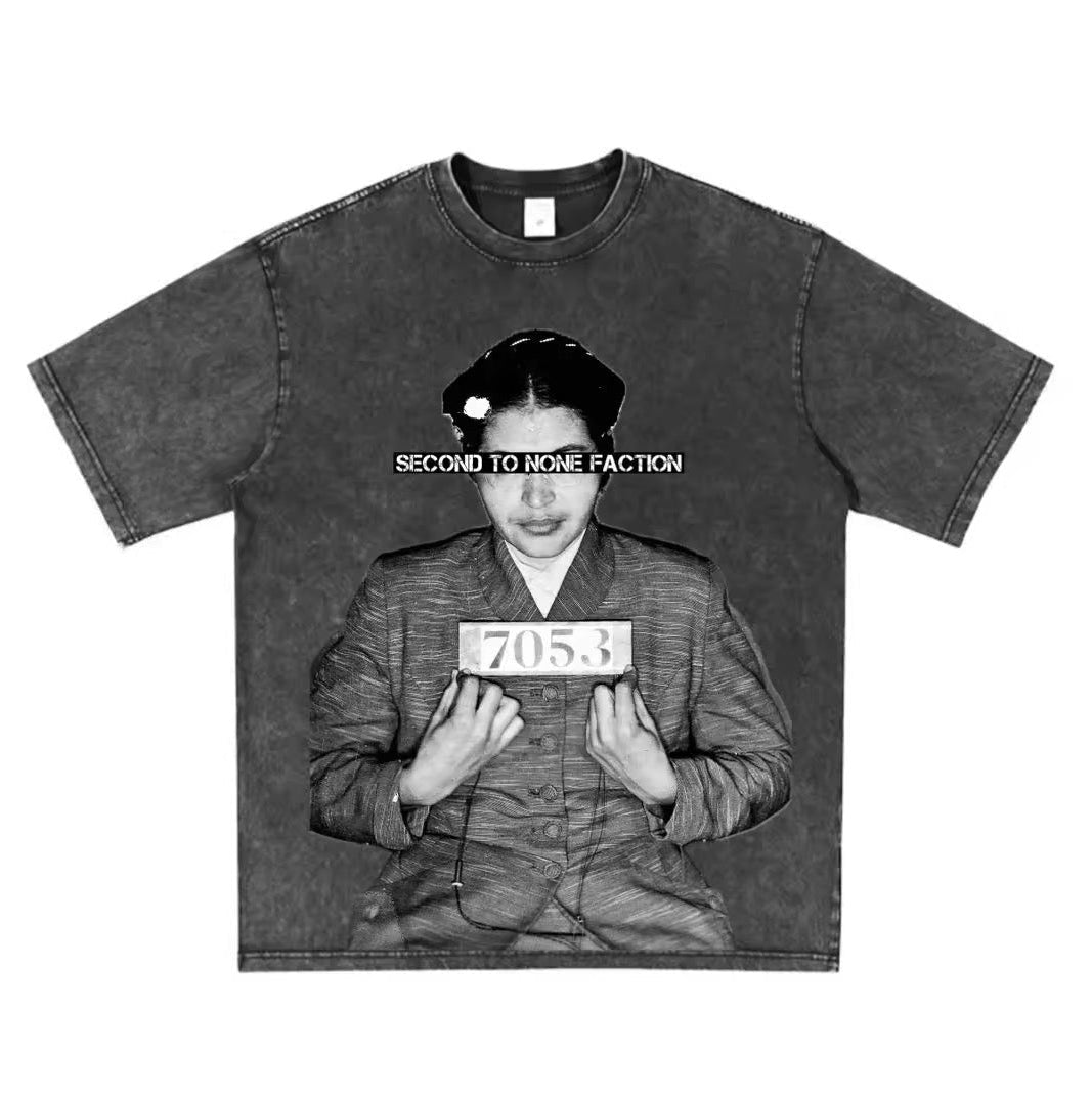 Oversize Vintage Rosa Parks Second to None Faction T-Shirt