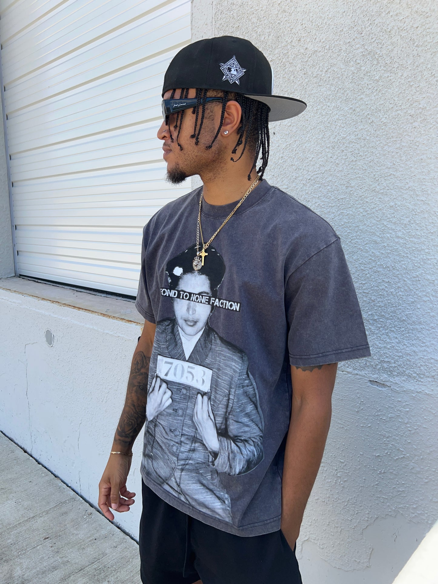 Oversize Vintage Rosa Parks Second to None Faction T-Shirt